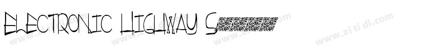 Electronic Highway S字体转换